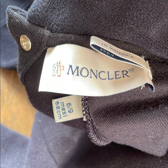 Navy Blue One Piece Outfit with Ruffle Detail - Picture 3 of 6